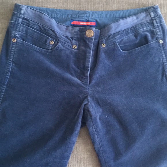 Navy blue corduroy jeans - Picture 1 of 6